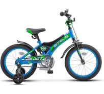 Велосипед STELS 18" Jet, размер рамы 10" голубой/зелёный LU087404