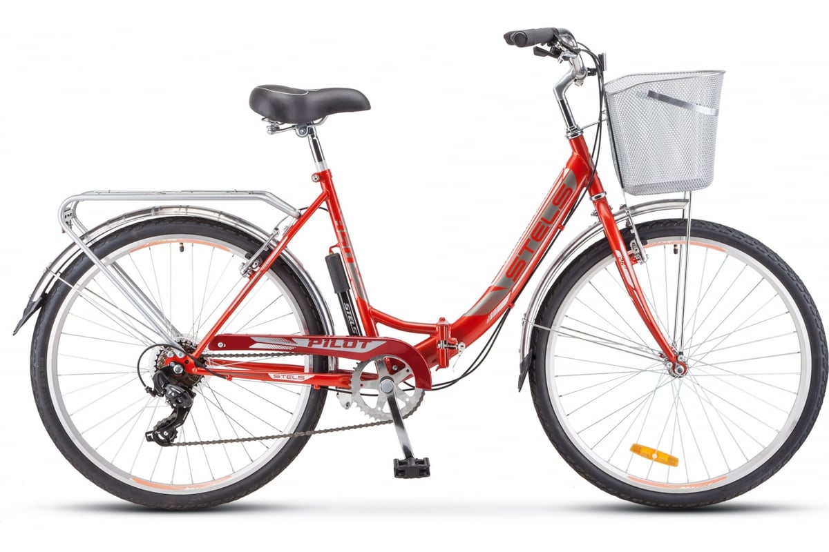 Велосипед STELS 26" Pilot-850 V, размер рамы 19" малиновый LU093354 ...