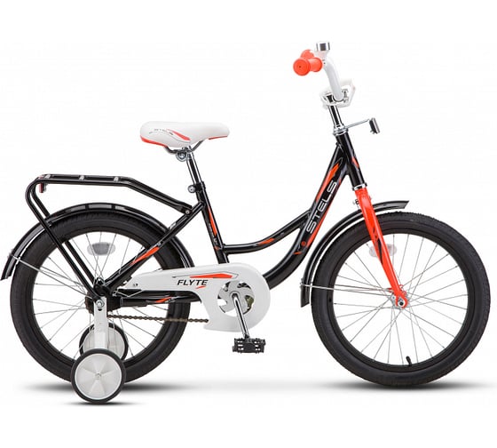 Велосипед STELS 18" Flyte, размер рамы 12" чёрный/красный LU090455