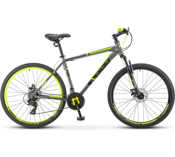 Велосипед STELS Navigator-900 D диаметр колес 29”, размер рамы 21", серый/жёлтый LU088991
