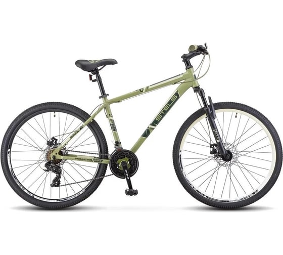 Велосипед STELS Navigator-900 D диаметр колес 29”, размер рамы 17.5", хаки LU088981