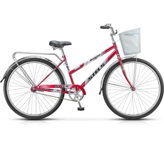 Велосипед STELS Navigator-300 Lady C диаметр колес 28”, размер рамы 20", красный LU070378