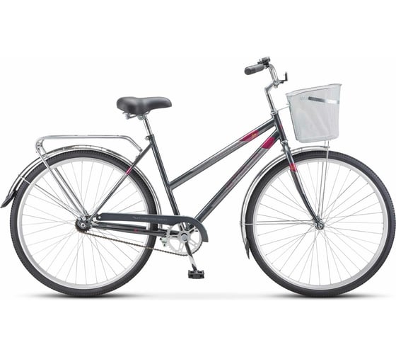 Велосипед STELS Navigator-300 Lady C диаметр колес 28”, размер рамы 20", серебристый LU091384 1
