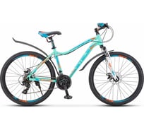 Велосипед STELS Miss-6000 MD диаметр колес 26”, размер рамы 15", светло-бирюзовый LU083848