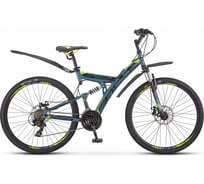 Велосипед STELS Focus MD диаметр колес 27.5”, размер рамы 19", серый/желтый LU089832