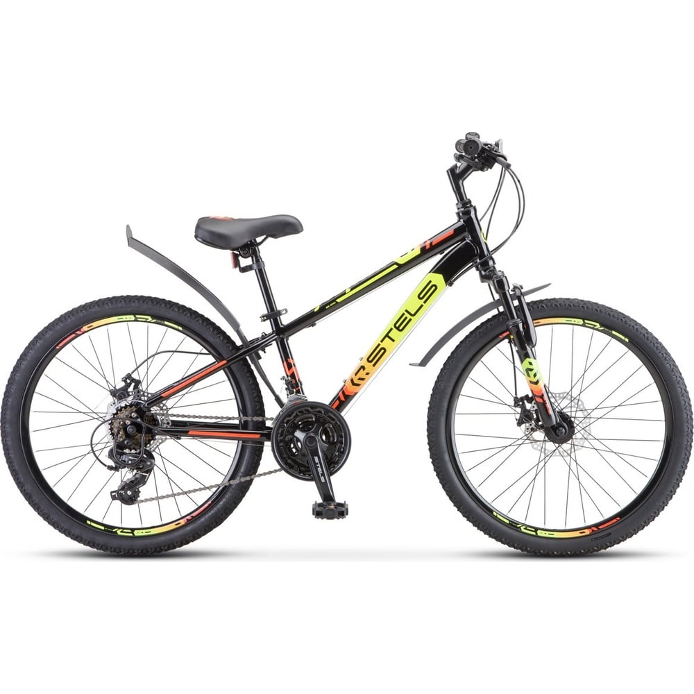 Велосипед STELS Navigator-400 MD 24”, размер рамы 12", серый/салатовый ...