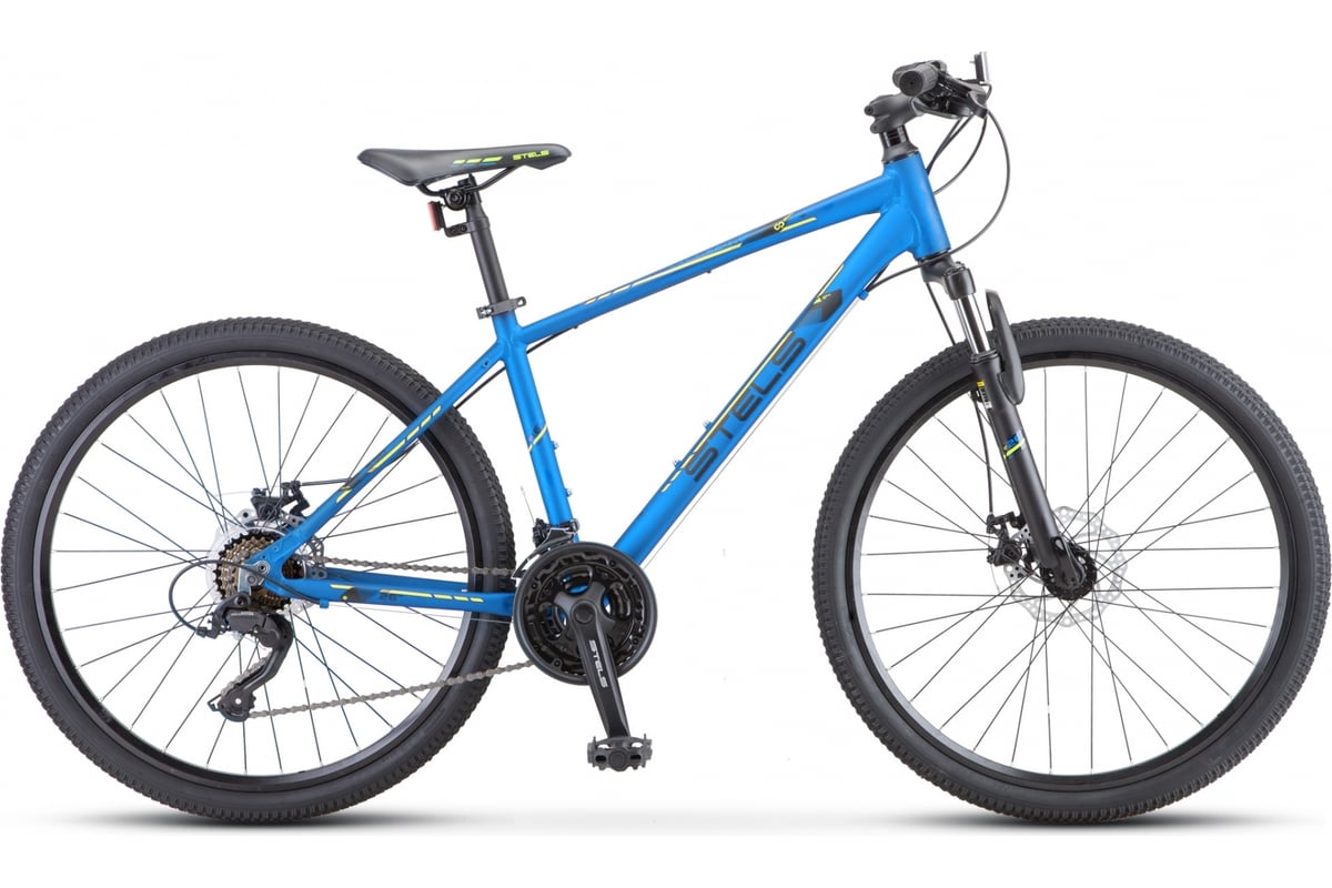 Велосипед STELS Navigator-590 MD 26", размер рамы 18", синий/салатовый ...