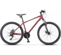 Велосипед STELS Navigator-590 MD 26", размер рамы 16", бордовый/салатовый LU094325