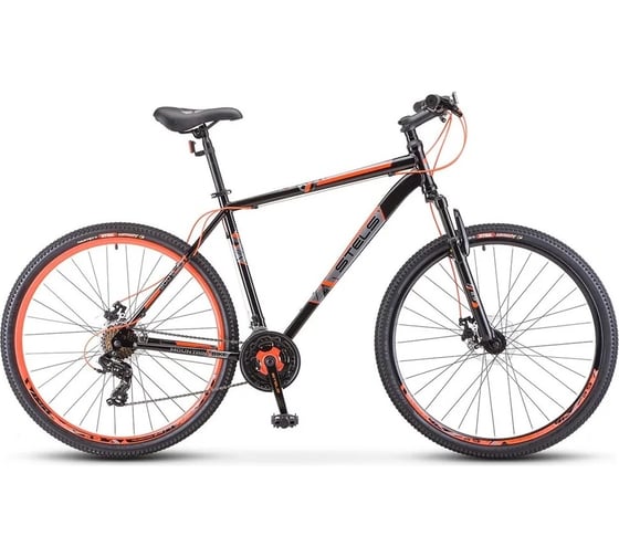 Велосипед STELS Navigator-700 MD 27.5”, размер рамы 19", черный/красный LU088937