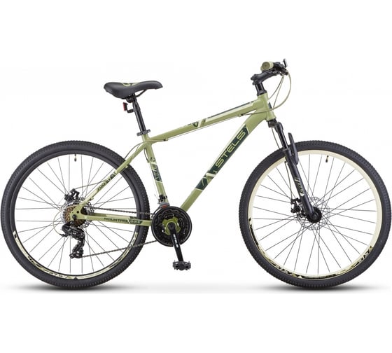 Велосипед STELS Navigator-700 MD 27.5”, размер рамы 19", хаки LU088940
