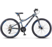 Велосипед STELS Navigator-610 MD 26”, размер рамы 14", антрацитовый/синий LU098465
