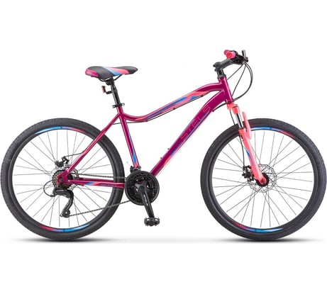 Велосипед STELS Miss-5000 MD 26”, размер рамы 18", фиолетовый/розовый LU096322