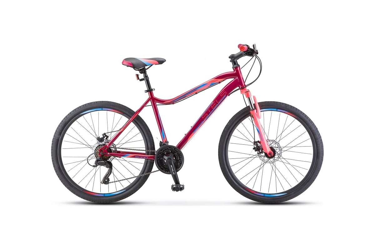 Велосипед STELS Miss-5000 MD 26”, размер рамы 18", вишневый/розовый ...