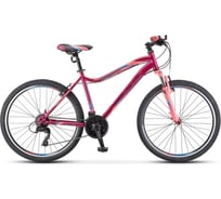 Велосипед STELS Miss-5000 V 26”, размер рамы 16", вишневый/розовый LU089373