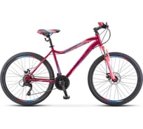 Велосипед STELS Miss-5000 D 26", размер рамы 18", вишневый/розовый LU096323