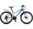 Велосипед STELS Navigator-450 MD 24”, размер рамы 13", неоновый синий/зеленый LU093466 1
