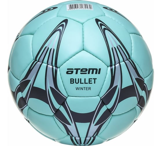 Футбольный мяч ATEMI ATTACK WINTER, PU, зеленый, р. 5 00-00007216