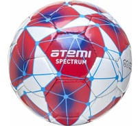 Футбольный мяч ATEMI SPECTRUM, PU, белый/синий/красный, р.5 00-00007214