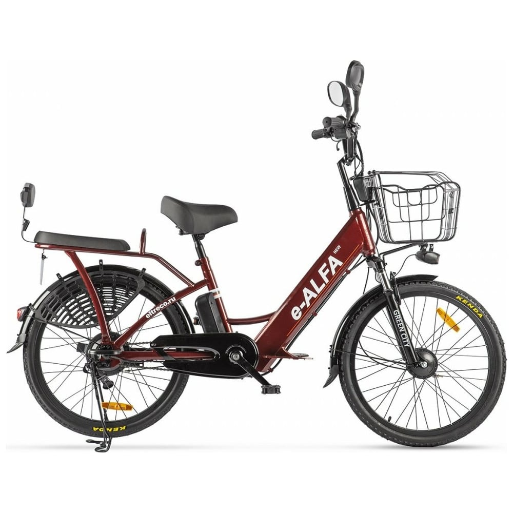 Велогибрид GREEN CITY e-ALFA new коричневый-2153 022301-2153 - выгодная ...