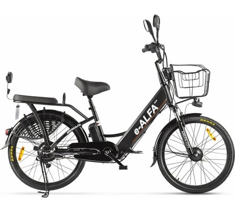 Велогибрид GREEN CITY e-ALFA new черный-2151 022301-2151