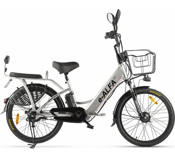 Велогибрид GREEN CITY e-ALFA new серебристый-2152 022301-2152 1