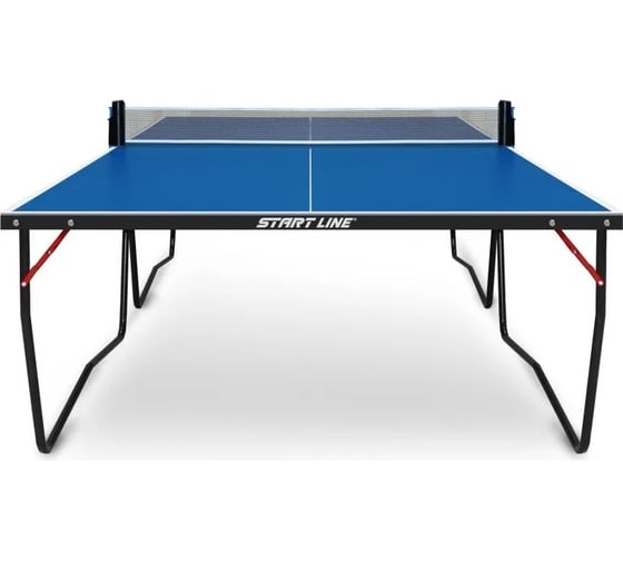 Теннисный всепогодный стол для улицы и дачи Start Line Hobby EVO Outdoor, синий, столешница 4 мм 6016-6