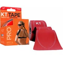 Спортивный тейп KT TAPE PRO Stealth Rage Red красный, 20 полосок 25.4 х 5 см 10000310