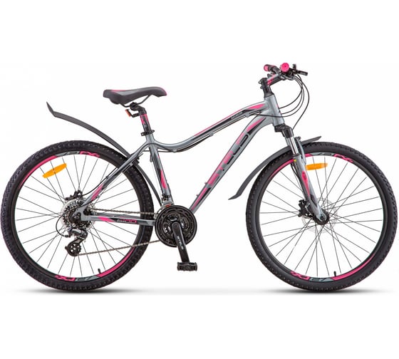 Велосипед STELS Miss-6100 D диаметр колес 26", размер рамы 19", серый LU079813