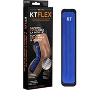 Спортивный тейп для колена KT TAPE Flex (8 шт) | Black/Blue (черно-синий) 10001472