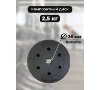 Пластиковый диск BARFITS D26 2.5кг 1181160634