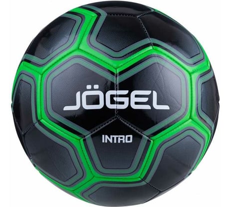 Футбольный мяч Jogel Intro №5, черный BC20 1/30 УТ-00017589