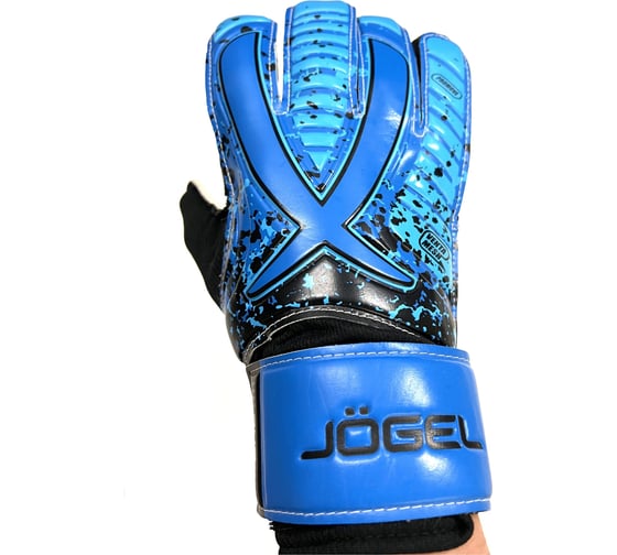 Вратарские перчатки Jogel ONE Wizard AL3 Flat, голубые УТ-00020931