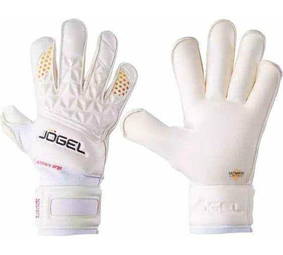 Вратарские перчатки Jogel NIGMA Pro Edition Roll, белые УТ-00018477