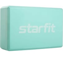 Блок для йоги Starfit YB-200 EVA, 8 см, 115 г, 22.5x15 см, мятный УТ-00018925