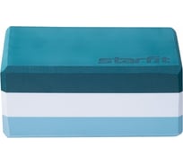 Блок для йоги Starfit YB-201 EVA, 22.8x15.2x10 см, 350 г, изумрудная радуга УТ-00016906