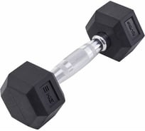 Гексагональная обрезиненная гантель Starfit DB-301 3 кг, черный УТ-00019784