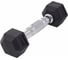 Гексагональная обрезиненная гантель Starfit DB-301 1 кг, черный УТ-00019782 1