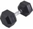 Гексагональная обрезиненная гантель Starfit DB-301 16 кг, черный УТ-00019794 1