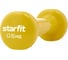 Виниловая гантель Starfit DB-101 0.5 кг, желтый УТ-00018820 1