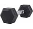 Гексагональная обрезиненная гантель Starfit DB-301 4 кг, черный УТ-00019785 2