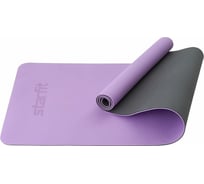 Коврик для йоги и фитнеса Starfit FM-201 TPE, 0.5 см, 173x61 см, синий пастель/мятный УТ-00018913