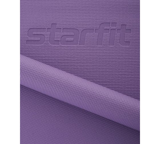 Коврик для йоги и фитнеса Starfit FM-101 PVC, 0.3 см, 173x61 см, фиолетовый пастель УТ-00018897