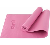 Коврик для йоги и фитнеса Starfit FM-101 PVC, 0.8 см, 173x61 см, розовый пастель УТ-00018907