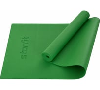 Коврик для йоги и фитнеса Starfit FM-101 PVC, 0.5 см, 173x61 см, зеленый УТ-00018901