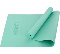 Коврик для йоги и фитнеса Starfit FM-101 PVC, 0.4 см, 173x61 см, мятный УТ-00018900