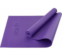 Коврик для йоги и фитнеса Starfit FM-101 PVC, 0.4 см, 173x61 см, фиолетовый УТ-00018899
