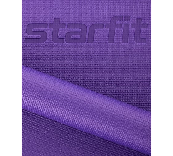 Коврик для йоги и фитнеса Starfit FM-101 PVC, 0.4 см, 173x61 см, фиолетовый УТ-00018899