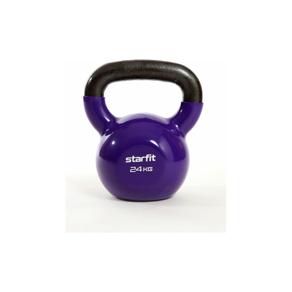 Виниловая гиря Starfit 24 кг, фиолетовый УТ-00018840 - выгодная цена ...