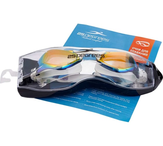 Очки для плавания 25Degrees Sonic Mirror White 25D21012M УТ-00019626