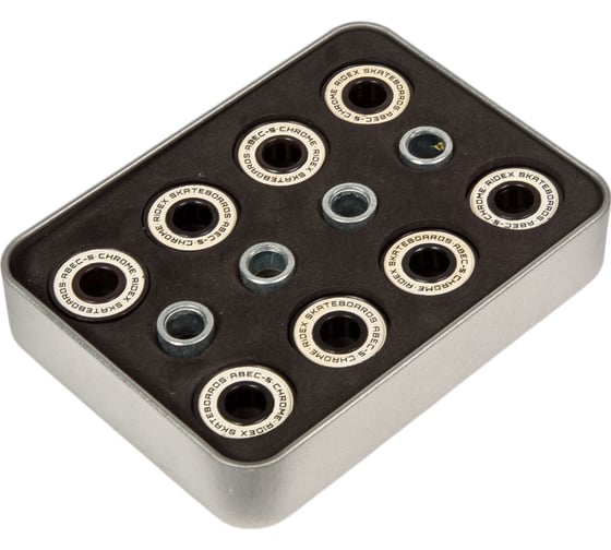 Набор подшипников RIDEX SB, ABEC-5 Chrome, 8 шт., металлический бокс УТ-00012287